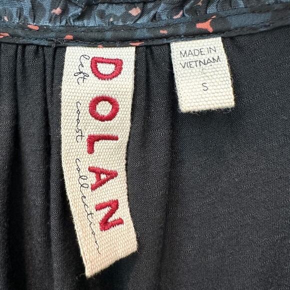 ANTHROPOLOGIE | Dolan Collection Navy Button Front Leopard Blouse | Size Small - Picture 6 of 8